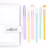 Moda Brushes Posh Pastel Eye Flip 6pc Brush Set