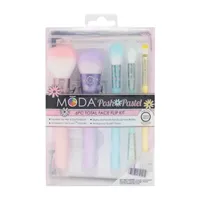 Moda Brushes Posh Pastel Face Flip 6pc Brush Set