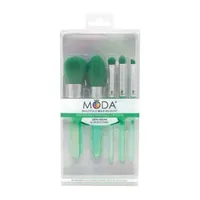 MODA® Aquamarine Crystal 5pc Brush Set