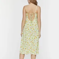 Forever 21 Womens Sleeveless Floral Midi Slip Dress Juniors