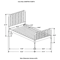 Jones Rectangle Bed