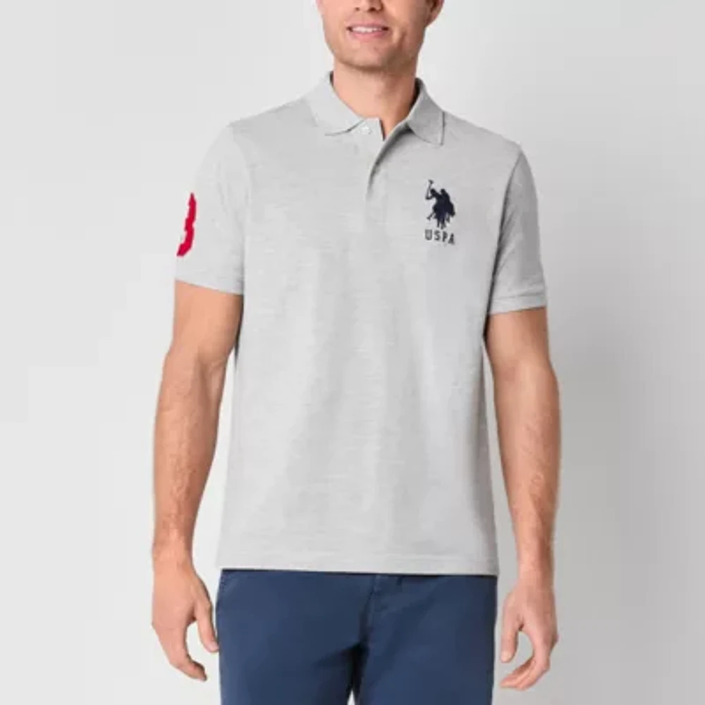 U.S. Polo Assn. Big Pony Pique Mens Regular Fit Short Sleeve Shirt