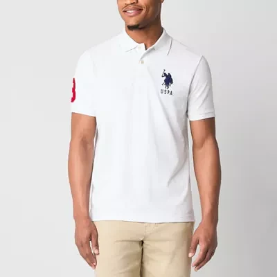 U.S. Polo Assn. Big Pony Pique Mens Regular Fit Short Sleeve Shirt