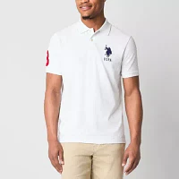 U.S. Polo Assn. Big Pony Pique Mens Regular Fit Short Sleeve Shirt