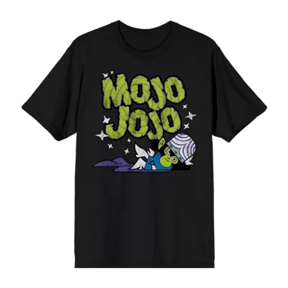 Juniors Mojo Jojo Tee Womens Crew Neck Short Sleeve Powerpuff Girls Graphic T-Shirt