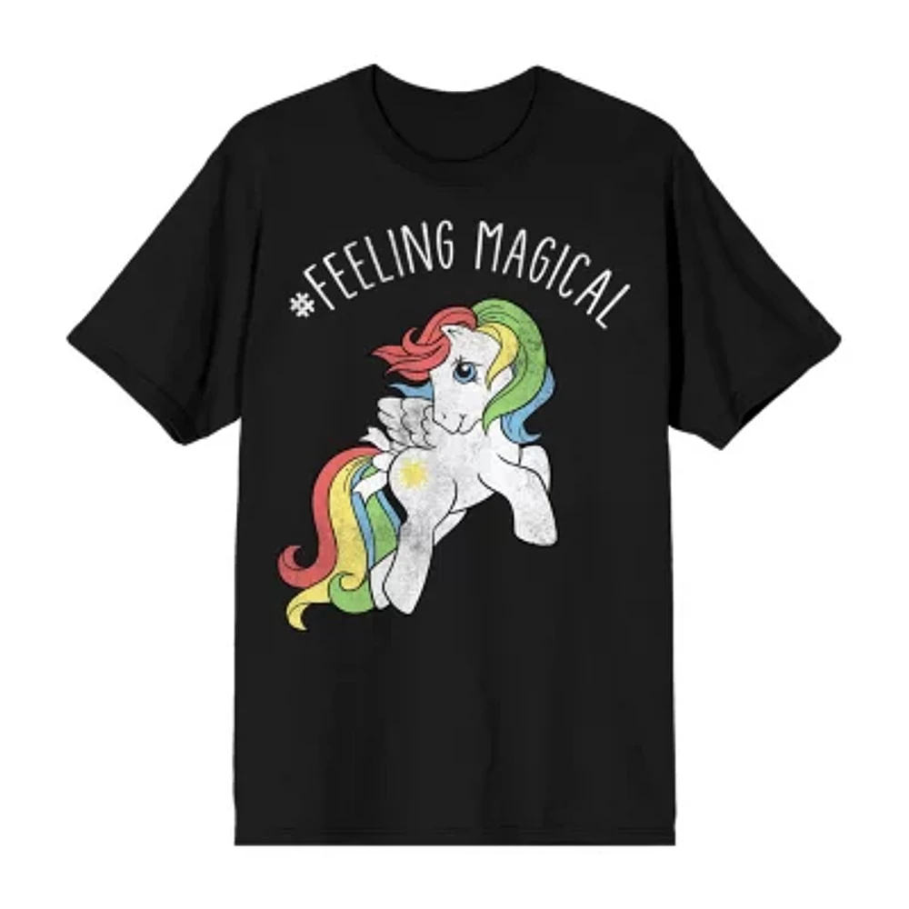 Juniors Feeling Magical Tee Womens Crew Neck Short Sleeve My Little Pony Graphic T-Shirt