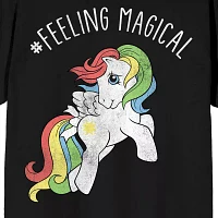 Juniors Feeling Magical Tee Womens Crew Neck Short Sleeve My Little Pony Graphic T-Shirt