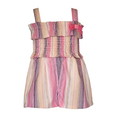 Bonnie Jean Toddler Girls Sleeveless Romper