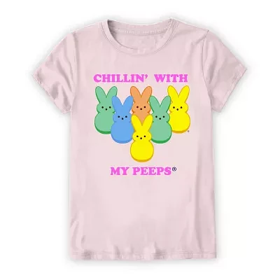 Little & Big Girls Crew Neck Short Sleeve Graphic T-Shirt