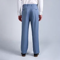 Haggar® Men's Premium Comfort Tonal Plaid Classic Fit Flat Front Dress Pant