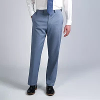 Haggar® Men's Premium Comfort Tonal Plaid Classic Fit Flat Front Dress Pant