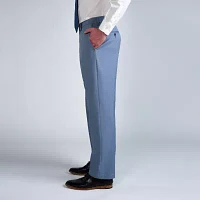 Haggar® Men's Premium Comfort Tonal Plaid Classic Fit Flat Front Dress Pant