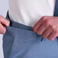 Haggar® Men's Premium Comfort Tonal Plaid Classic Fit Flat Front Dress Pant