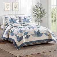 Modern Heirloom Bright Star Patchwork Quilt Set