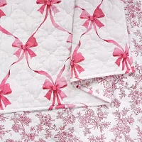 Modern Heirloom Abigail Bow 2-pc. Reversible Quilt Set