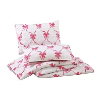 Modern Heirloom Abigail Bow 2-pc. Reversible Quilt Set