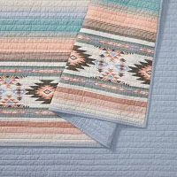 Modern Heirloom Sunset Canyon Reversible Quilt Set