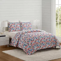Modern Heirloom Blossom Reversible Quilt Set