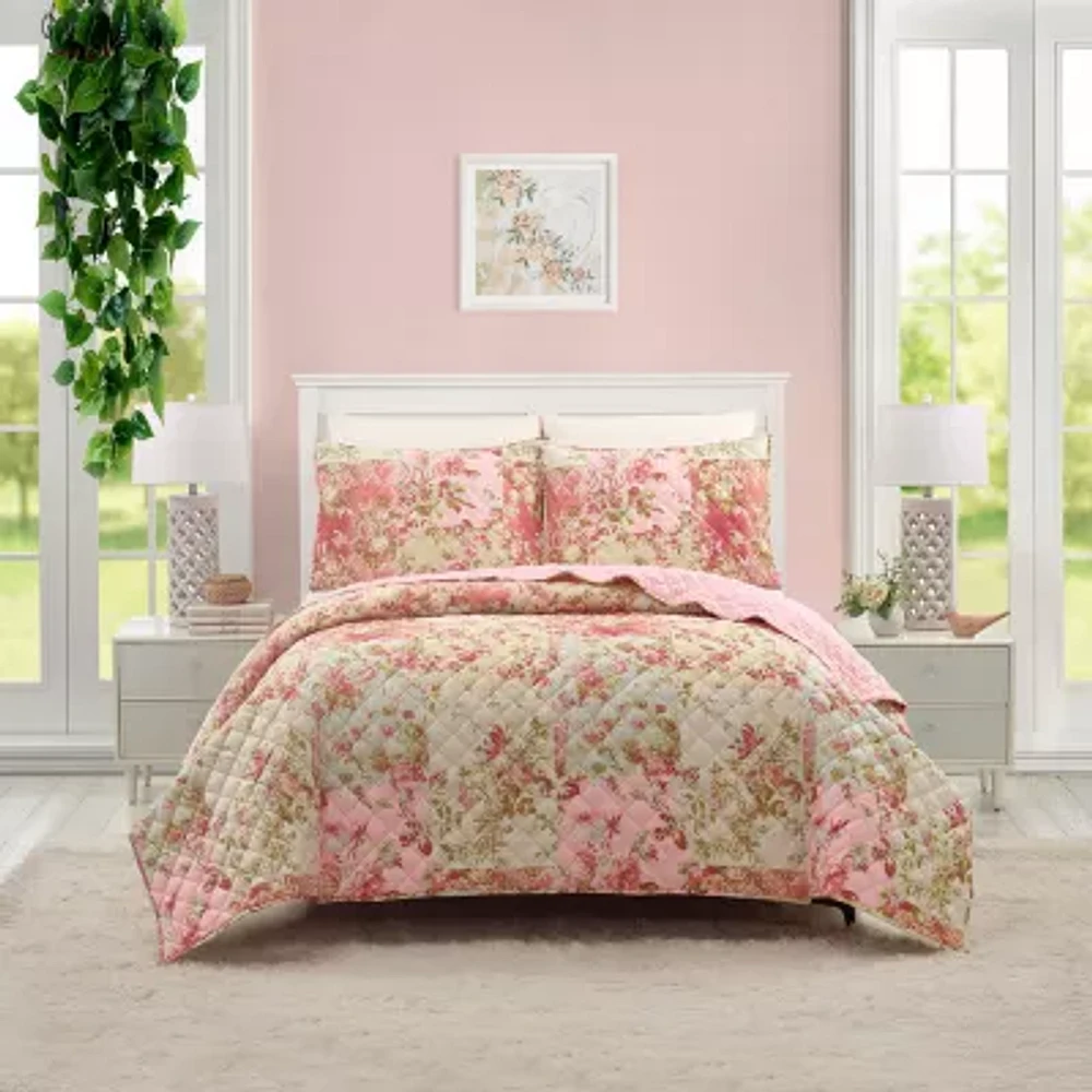 Modern Heirloom Meline 3-pc. Reversible Quilt Set