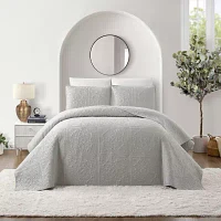 Modern Heirloom Solid Stitch 3-pc. Bedspread Set