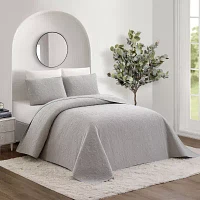 Modern Heirloom Solid Stitch 3-pc. Bedspread Set