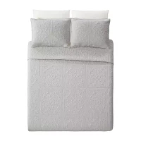 Modern Heirloom Solid Stitch 3-pc. Bedspread Set