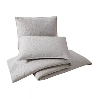 Modern Heirloom Solid Stitch 3-pc. Bedspread Set