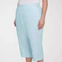 Alfred Dunner St Thomas Womens Plus Capri Pants