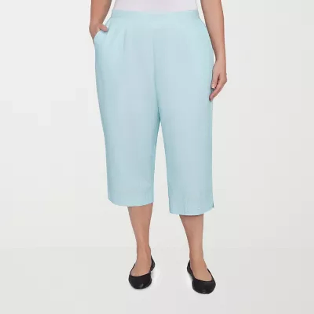 Alfred Dunner St Thomas Womens Plus Capri Pants