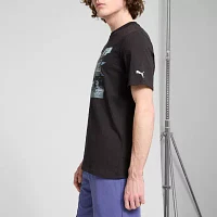 PUMA Mens Crew Neck Short Sleeve Graphic T-Shirt