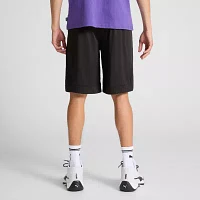 PUMA 10 Inch Mens Mid Rise Basketball Short