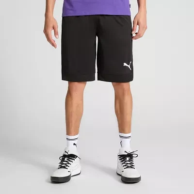 PUMA 10 Inch Mens Mid Rise Basketball Short