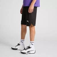 PUMA 10 Inch Mens Mid Rise Basketball Short