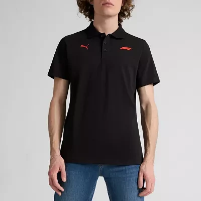 PUMA Mens Regular Fit Short Sleeve Polo Shirt