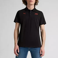 PUMA Mens Regular Fit Short Sleeve Polo Shirt