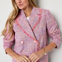 Liz Claiborne Womens Regular Fit Blazer Plus