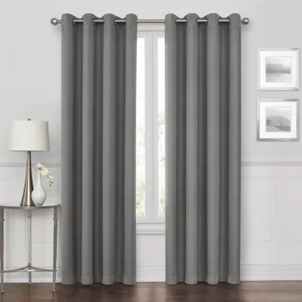 Max Blackout Prescott 100% Grommet Top Single Curtain Panel