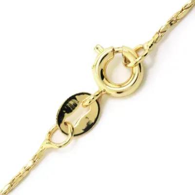 Silver Reflections 24K Gold Over Brass 18-30" Chain Necklace