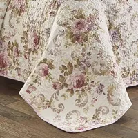 Royal Court Chambord Floral Quilt Set