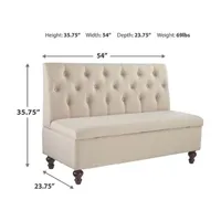 Signature Design by Ashley® Gwendale Collection Tufted Storage Bench