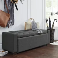 Signature Design by Ashley® Cortwell Collection Tufted Storage Bench