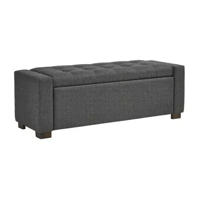 Signature Design by Ashley® Cortwell Collection Tufted Storage Bench