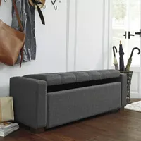 Signature Design by Ashley® Cortwell Collection Tufted Storage Bench