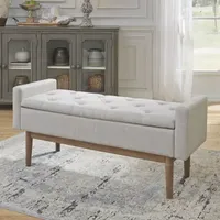 Signature Design by Ashley® Briarson Collection Tufted Storage Bench