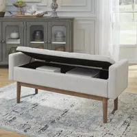 Signature Design by Ashley® Briarson Collection Tufted Storage Bench