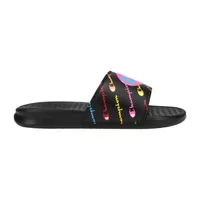 Champion Little & Big  Girls Script Slide Sandals