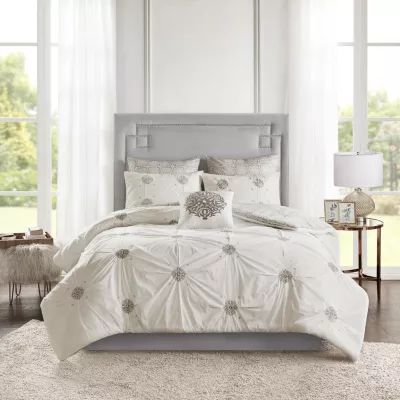 Madison Park Edna 6-pc. Medallion Reversible Comforter Set