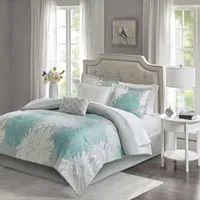 Madison Park Essentials Caldwell Floral Complete Bedding Set with Sheets