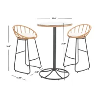 Lersa Patio Collection 3-pc. Bistro Set