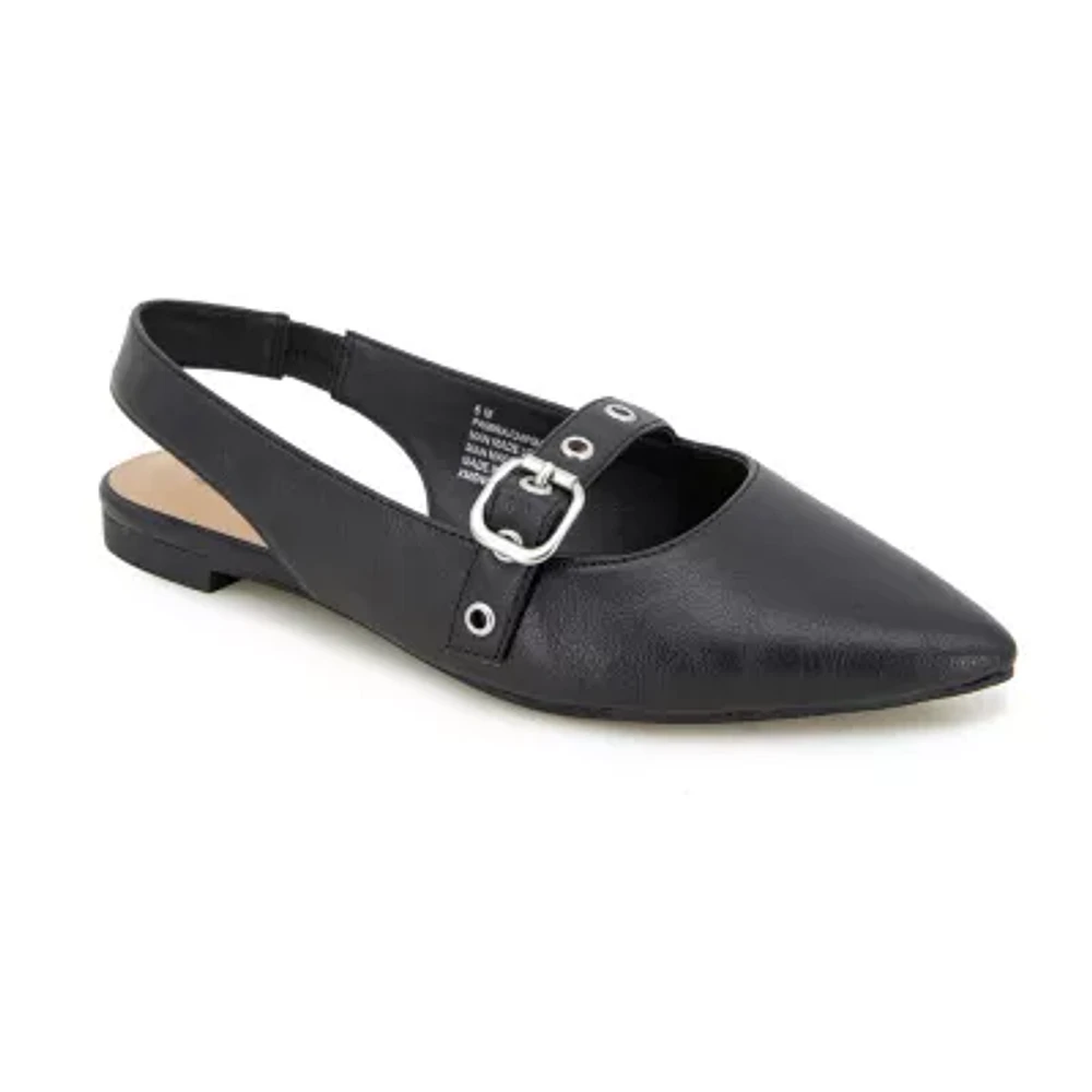 Unionbay Womens Pamira Pointed Toe Ballet Flats